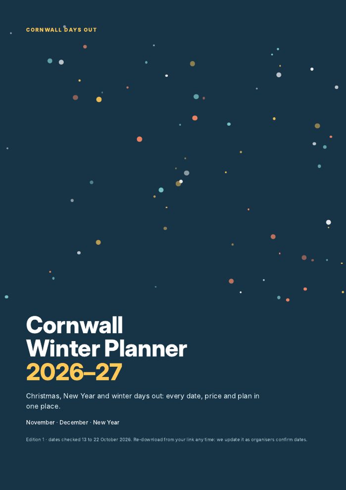 Cornwall Winter Planner 2026–27 cover